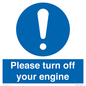 MV16901: Please turn off your engine