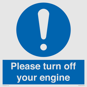MV16901: Please turn off your engine
