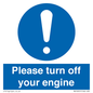 MV16901: Please turn off your engine