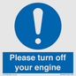 MV16901: Please turn off your engine