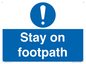 MV16921: Stay on footpath