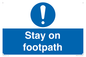 MV16921: Stay on footpath