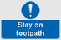MV16921: Stay on footpath