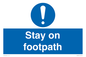 MV16921: Stay on footpath
