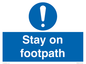 MV16921: Stay on footpath