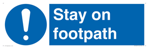 MV16921: Stay on footpath