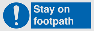 MV16921: Stay on footpath
