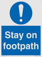 MV16921: Stay on footpath