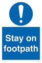 MV16921: Stay on footpath