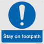 MV16921: Stay on footpath