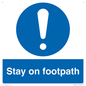 MV16921: Stay on footpath