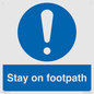 MV16921: Stay on footpath