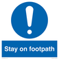 MV16921: Stay on footpath