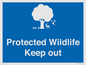 MV16952: Protected Wildlife Keep out