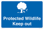 MV16952: Protected Wildlife Keep out