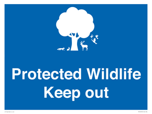 MV16952: Protected Wildlife Keep out