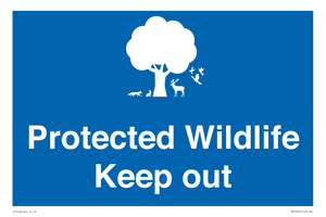 MV16952: Protected Wildlife Keep out