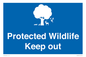 MV16952: Protected Wildlife Keep out