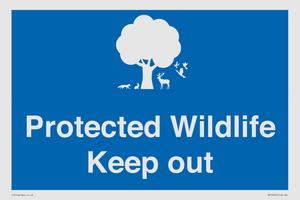 MV16952: Protected Wildlife Keep out