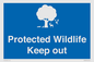 MV16952: Protected Wildlife Keep out