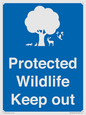 MV16952: Protected Wildlife Keep out