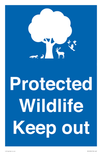 MV16952: Protected Wildlife Keep out