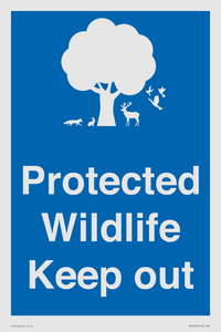 MV16952: Protected Wildlife Keep out
