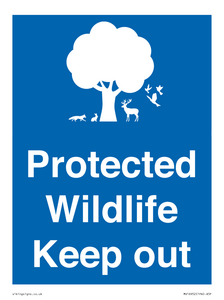 MV16952: Protected Wildlife Keep out