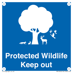MV16952: Protected Wildlife Keep out