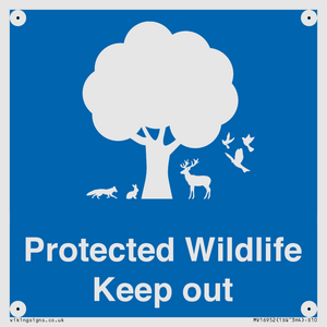 MV16952: Protected Wildlife Keep out