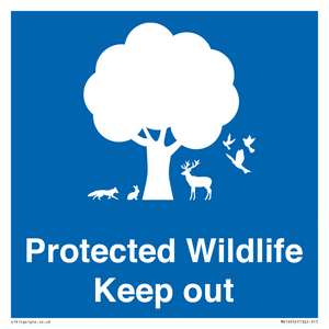 MV16952: Protected Wildlife Keep out