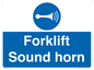 MV16980: Forklift sound horn