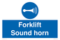 MV16980: Forklift sound horn