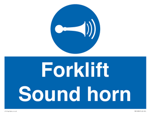 MV16980: Forklift sound horn