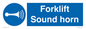 MV16980: Forklift sound horn