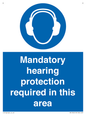 MV17045: Mandatory hearing protection required in this area