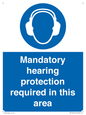 MV17045: Mandatory hearing protection required in this area