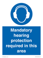 MV17045: Mandatory hearing protection required in this area