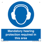 MV17045: Mandatory hearing protection required in this area