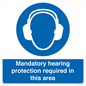 MV17045: Mandatory hearing protection required in this area