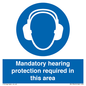 MV17045: Mandatory hearing protection required in this area