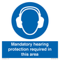 MV17045: Mandatory hearing protection required in this area