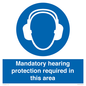 MV17045: Mandatory hearing protection required in this area