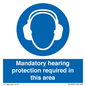 MV17045: Mandatory hearing protection required in this area