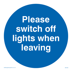 MV259: Switch off lights