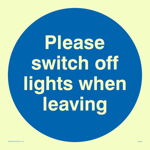 MV259: Switch off lights