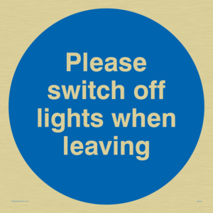 MV259: Switch off lights