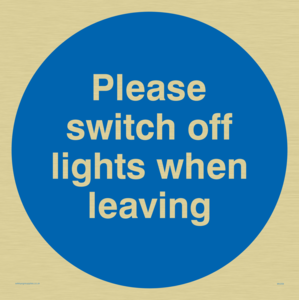 MV259: Switch off lights