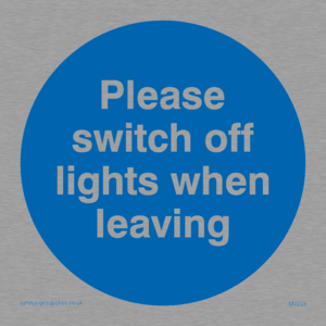 MV259: Switch off lights