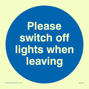 MV259: Switch off lights